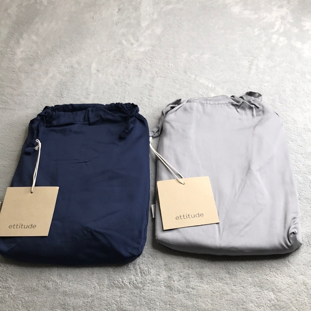 Ettitude Longsleeve Sleep Top & Sleep Shorts Size Small New